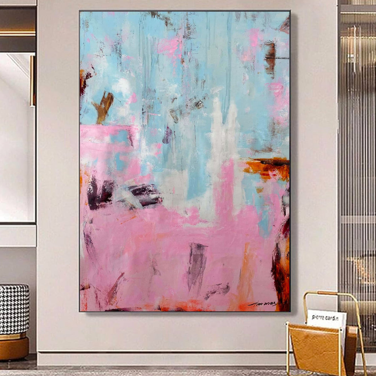 Pinky Bluey Abstract