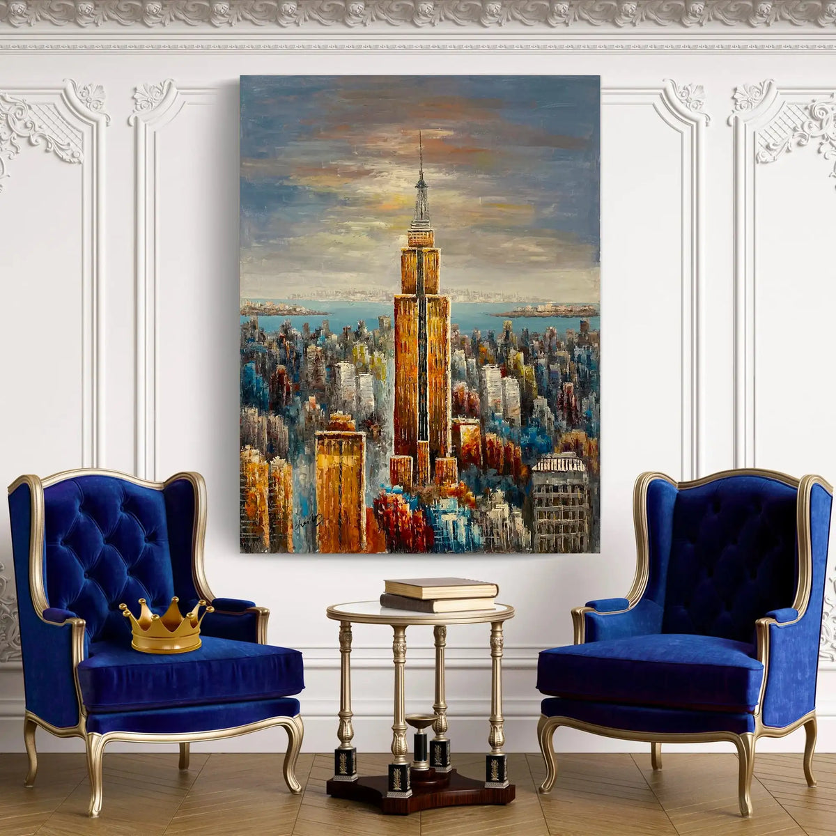 Empire State Building Handmade Oil Painting