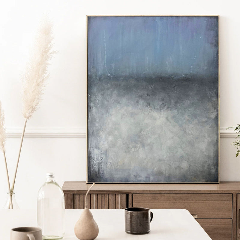 Blue And Grey Abstract