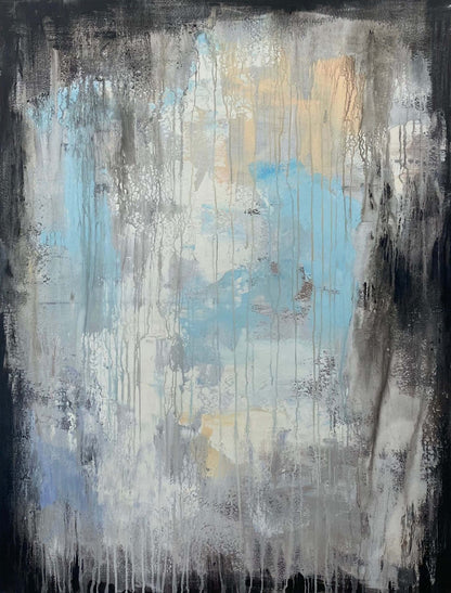 Blue And Grey Abstract #2