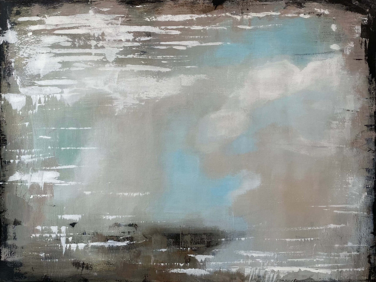 BLUE AND GREY ABSTRACT