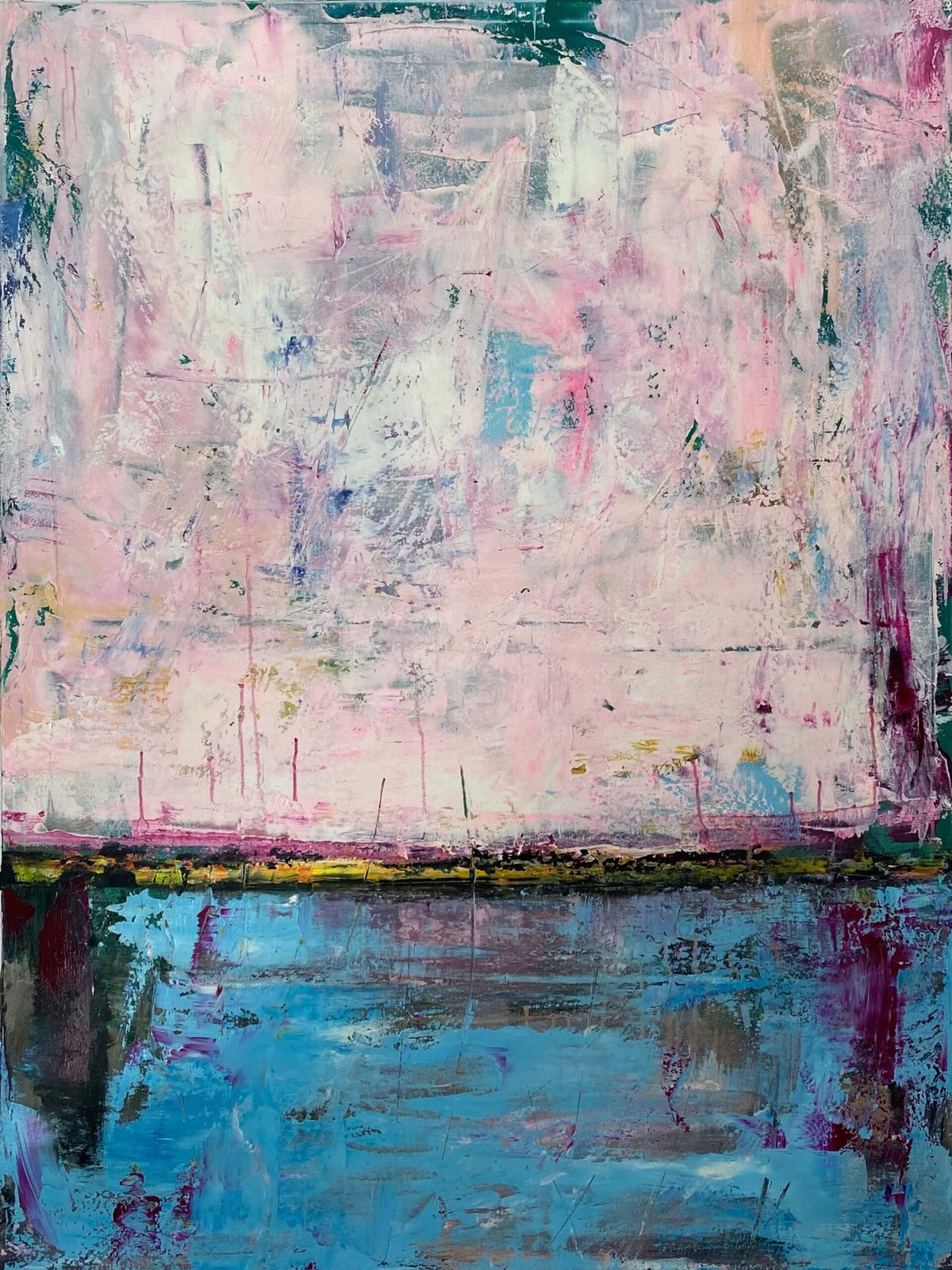 Pinky Bluey Abstract